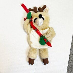 🌷SALE Vintage Hallmark Christmas 1981 Reindeer Card Carrier Collectible